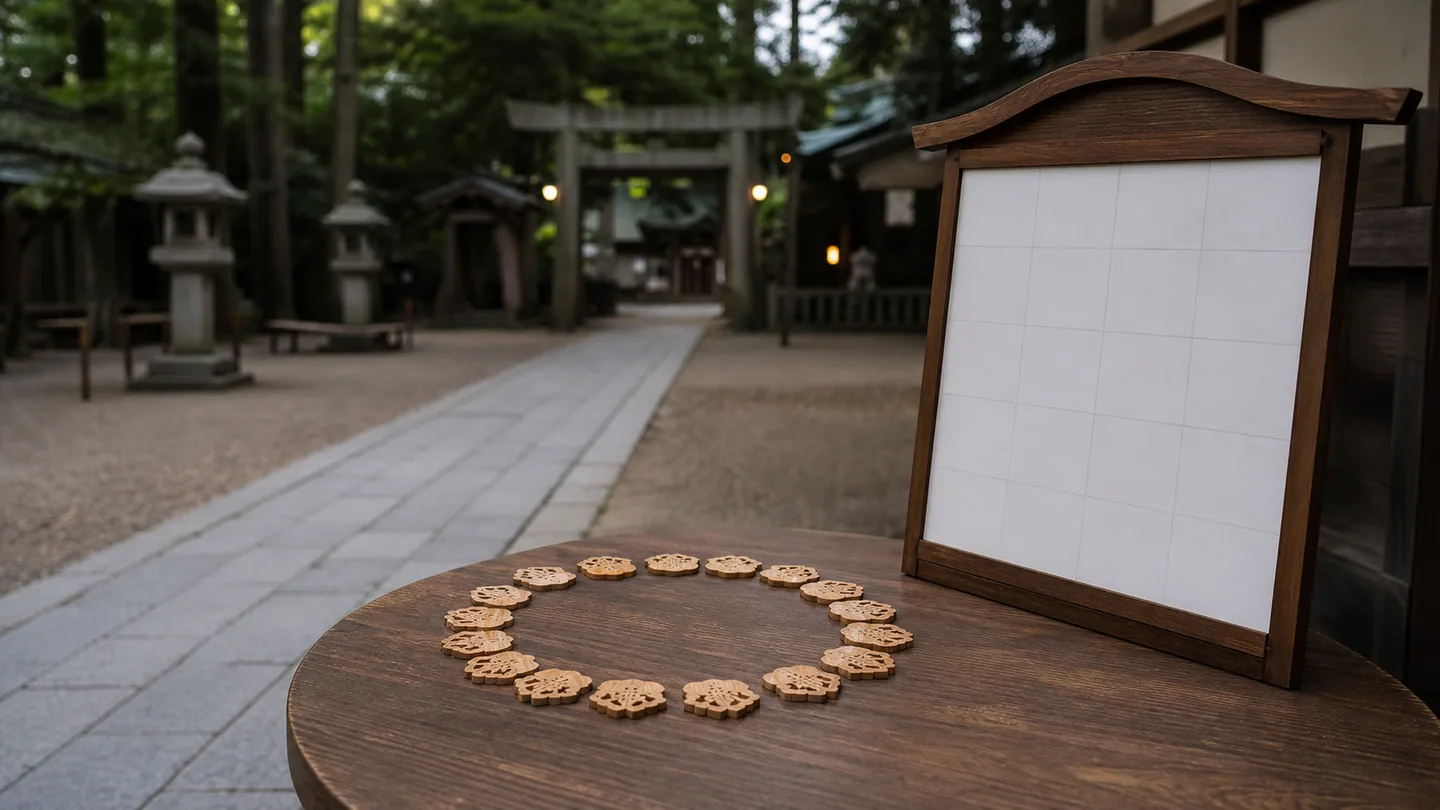 記事内容をもとに生成したイメージ：磐田市72,421世帯 祭り当番が回る周期を数える