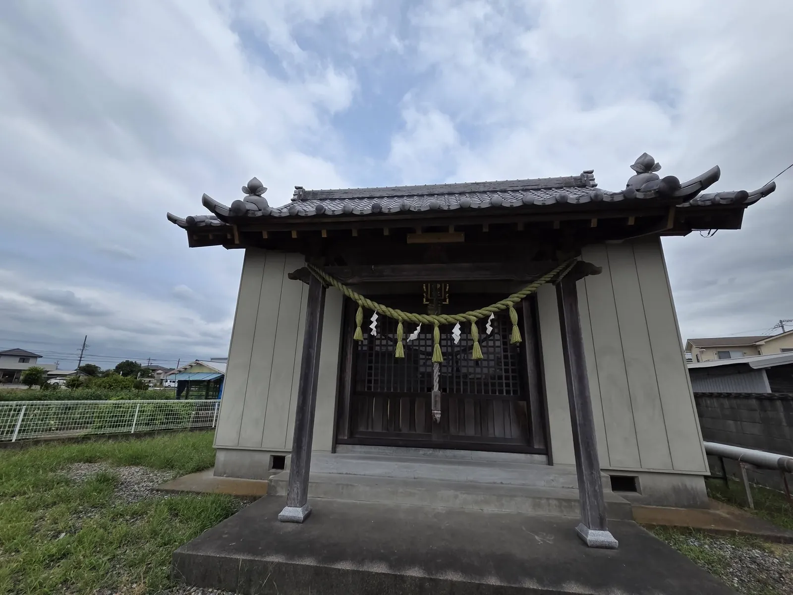 水神社の社殿正面。